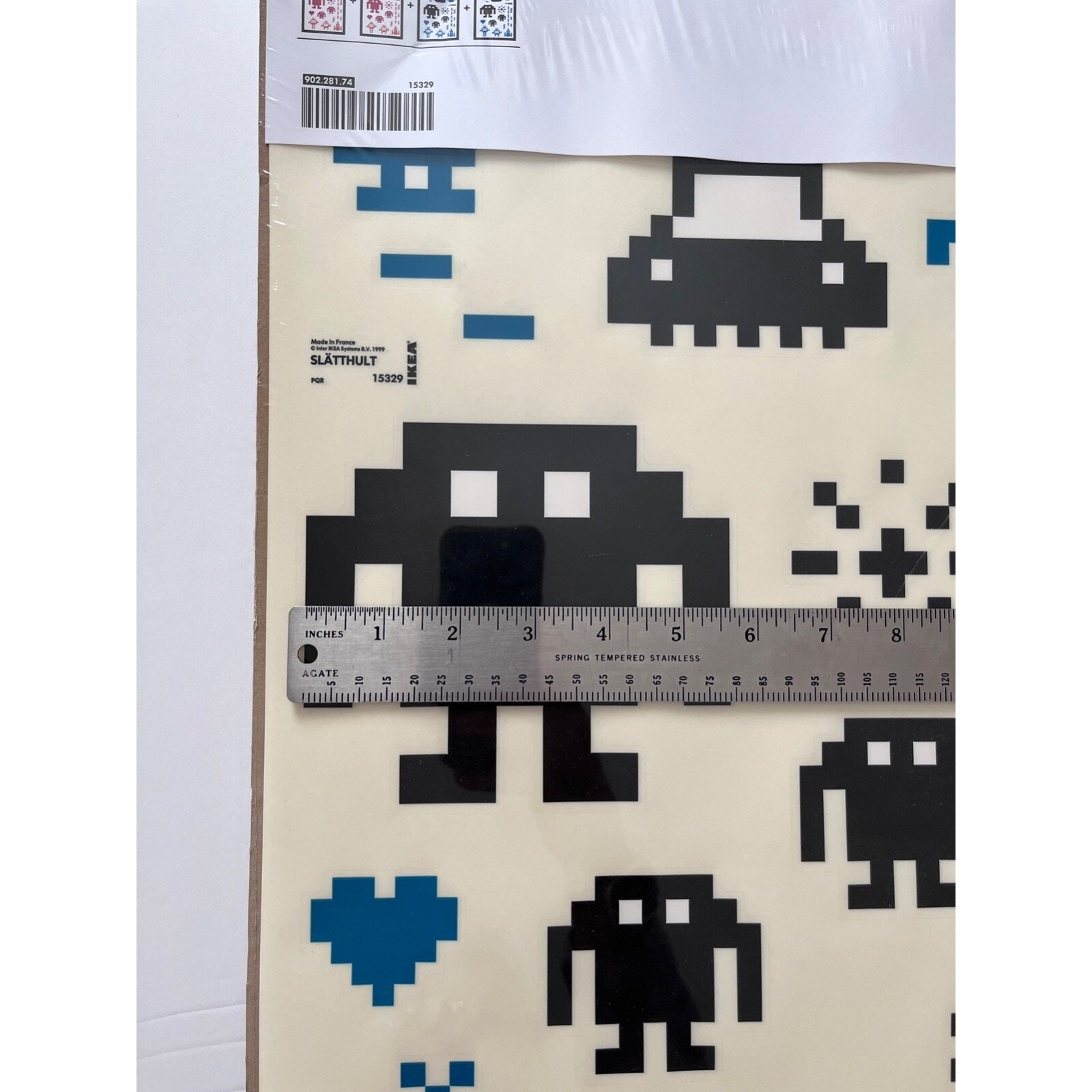 Arcade Alien Wall Art Decals Ikea Slatthult Ladyleia New Pixel Art Style Retro