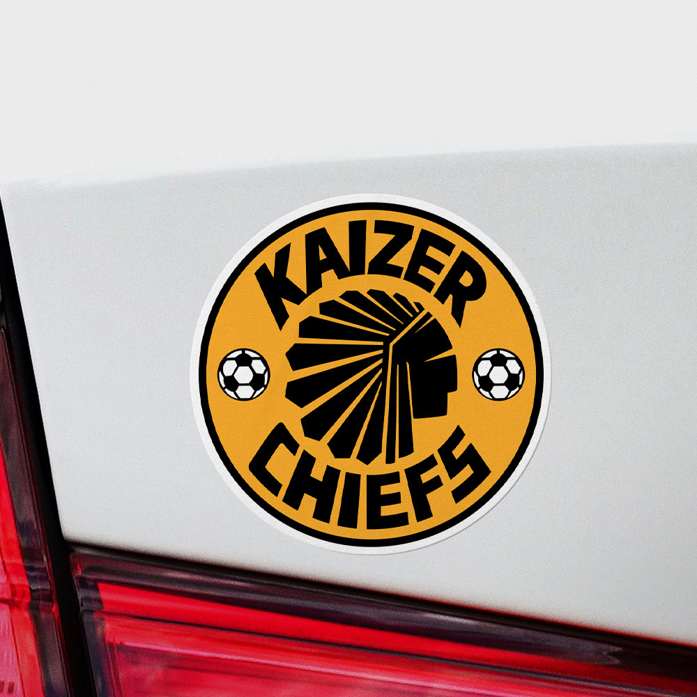 (4 Pack) Kaizer Chiefs FC South Africa Vinyl Sticker Decal Amakhosi Johannesburg