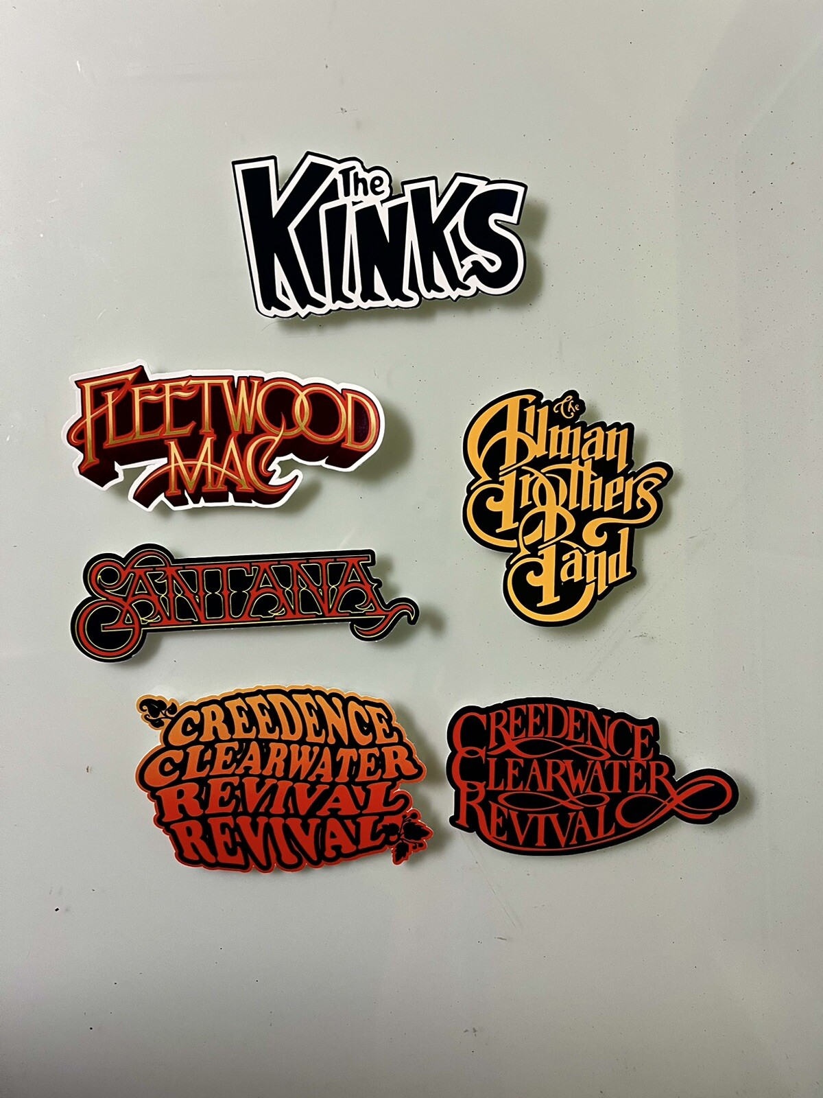 Classic Rock Sticker Pack – Jimi Hendrix, Rolling Stones, The Beatles, The Doors