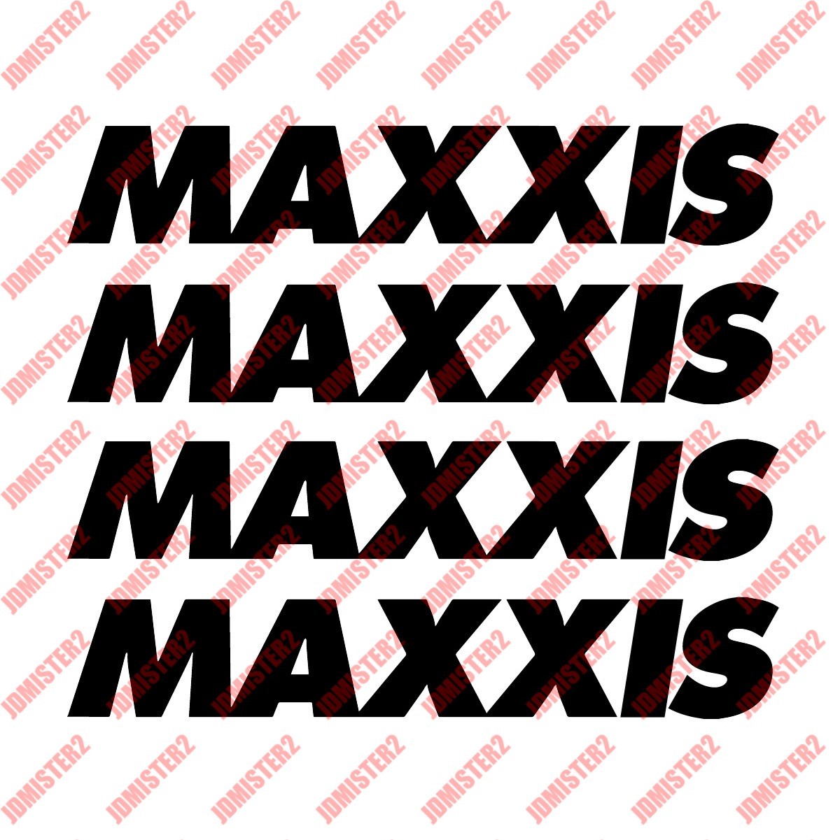 Maxxis Decal Maxxis Tires Stickers MTB Bike Frame Helmet Stickers. – Any Color