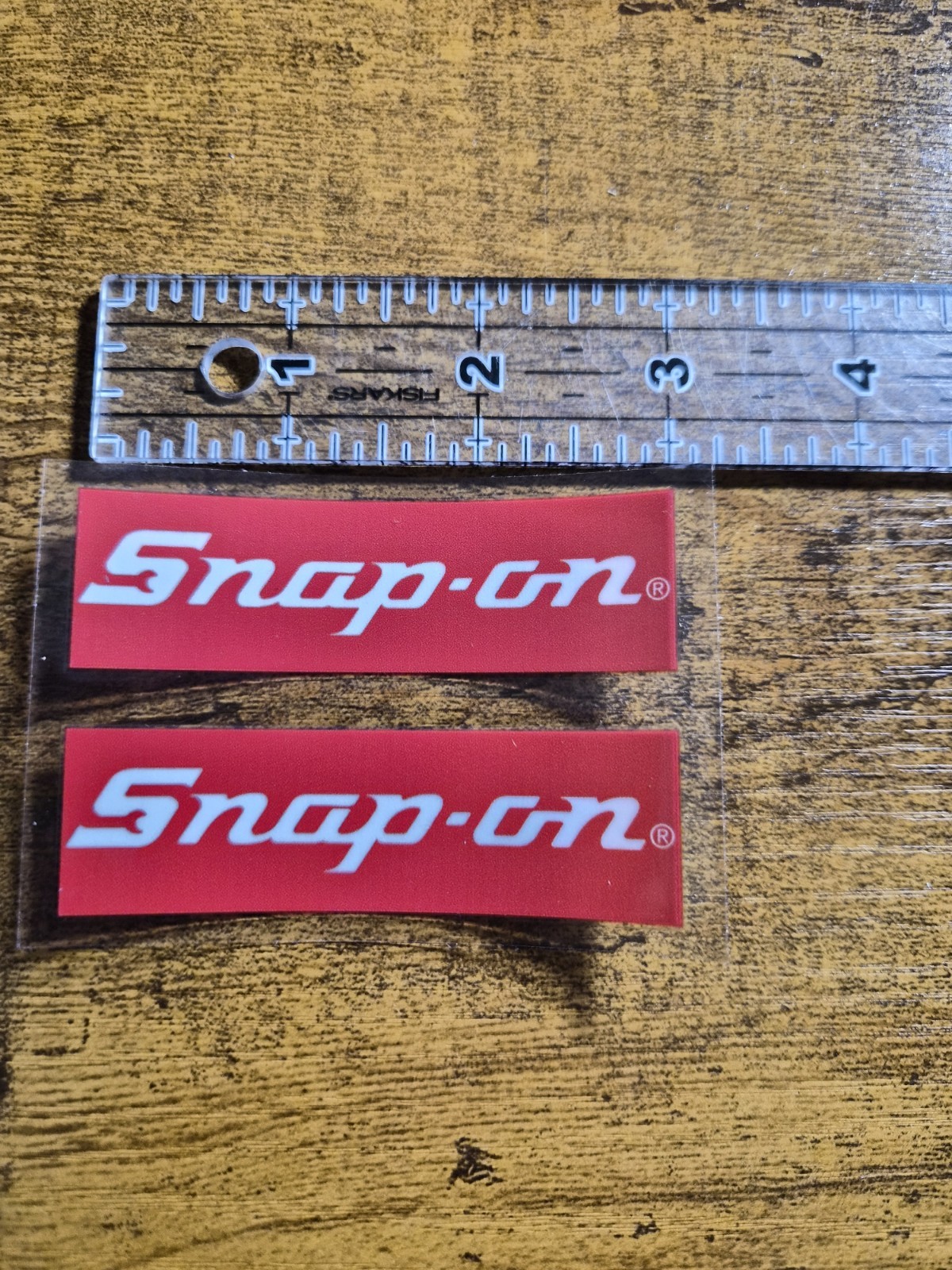 2 pc. SNAP ON High Quality UV DTF Replacement Sticker Label Decal USA NOT VINYL