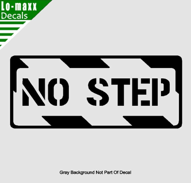 No Step Aircraft Markings Graphic Durable High Performance Die Cut Vinyl Decal