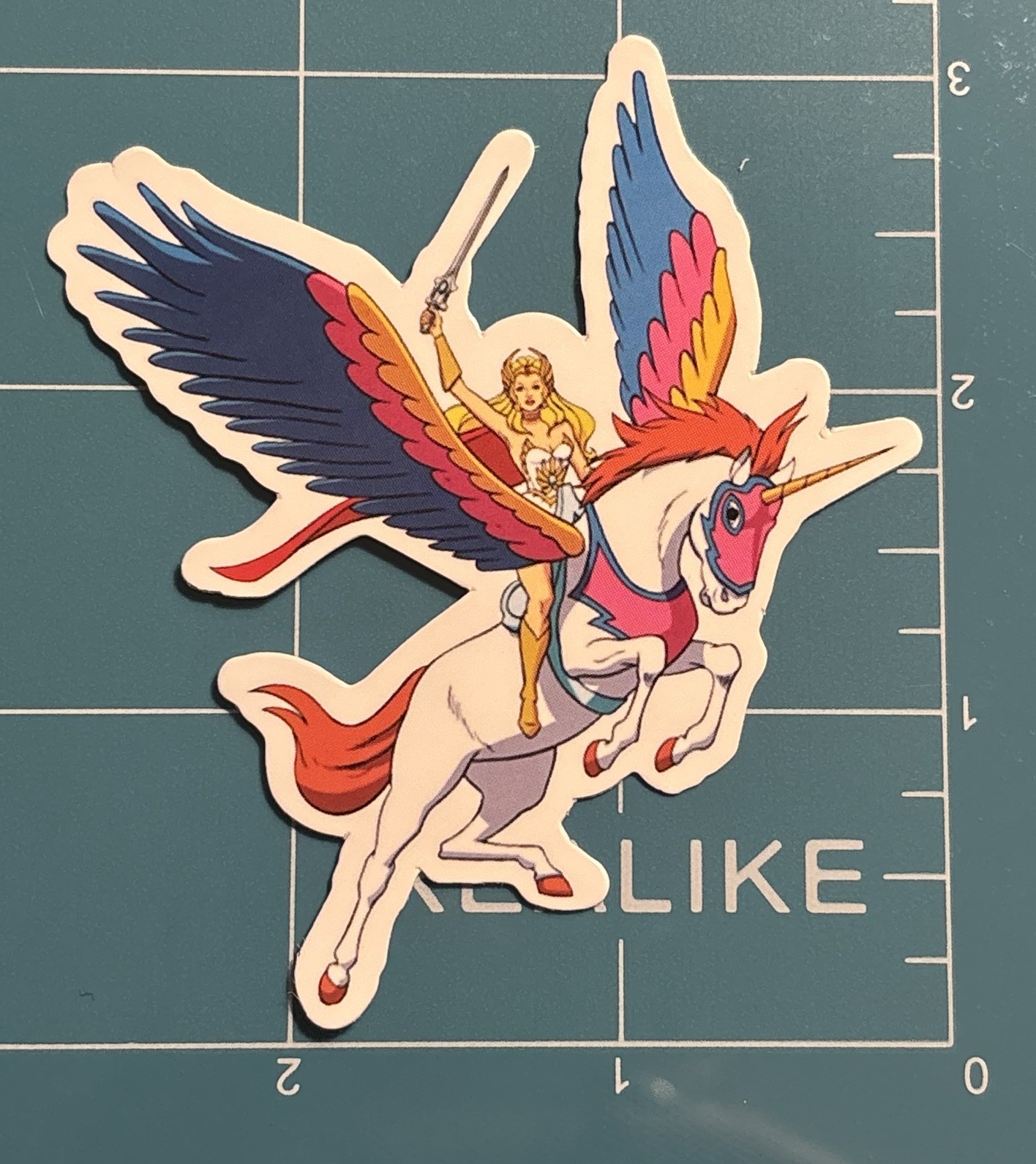 She-Ra Vinyl Sticker Decal Multicolor Pegasus Rider Fantasy for Wall Laptop B70