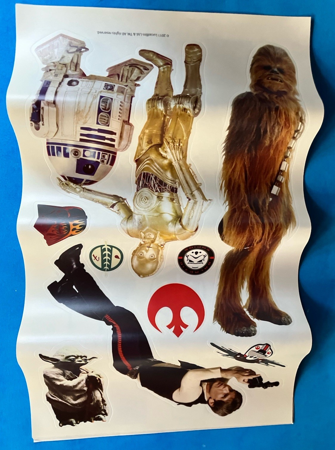 Star Wars Classic Peel and Stick Wall Decals – Removable Stickers – 31 Total NEW