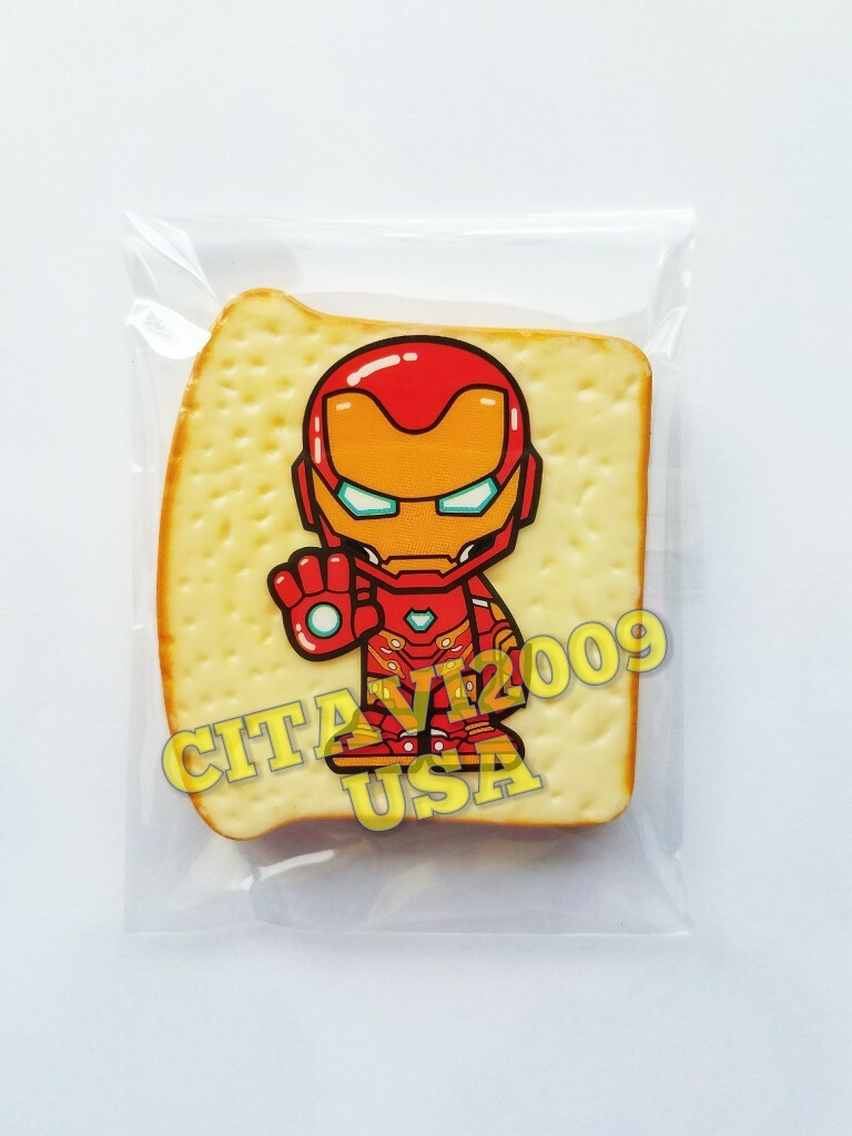 MARVEL SUPERHEROES AVENGERS CARTOON TRANSLUCENT WATERPROOF STICKERS SET OF 10.
