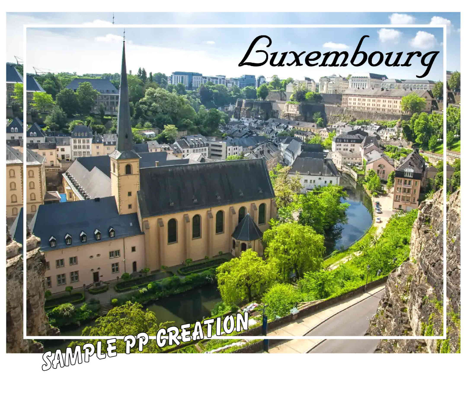 LUXEMBOURG photo fridge MAGNET 4 X 3 inches TRAVEL