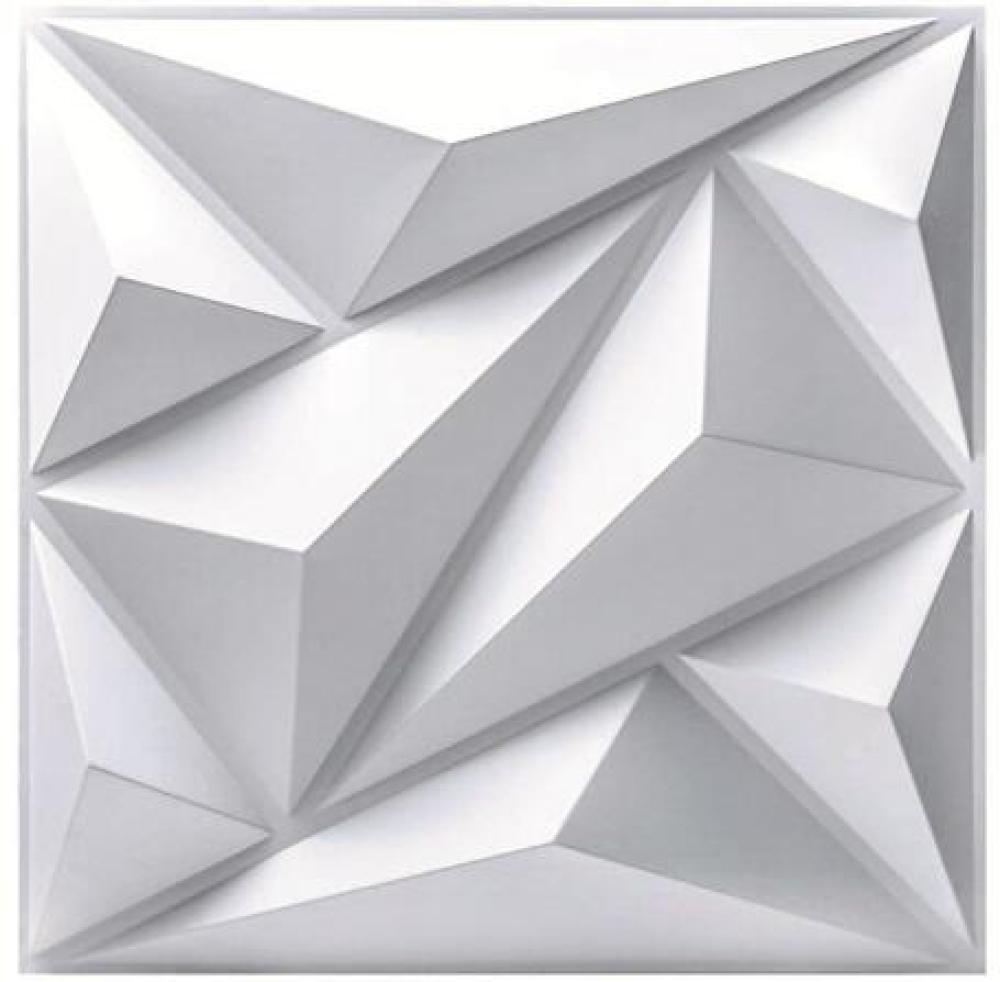 12 Tiles 3D Wall Panels PVC Tiles Textured Bricks Art Design DIY Wallpaper