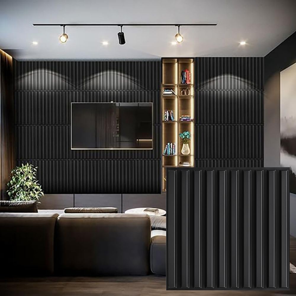 30 Pack 3D Wall Panel for Interior Wall Décor, PVC Flower Textured Wall Panel…