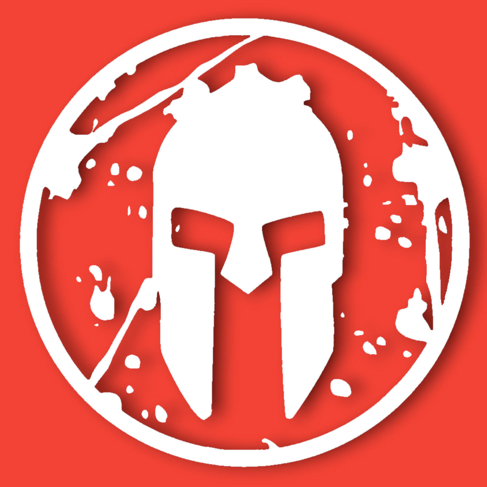 Spartan Race Distressed Warrior Premium Vinyl Decal Sticker | 6 Year Durability