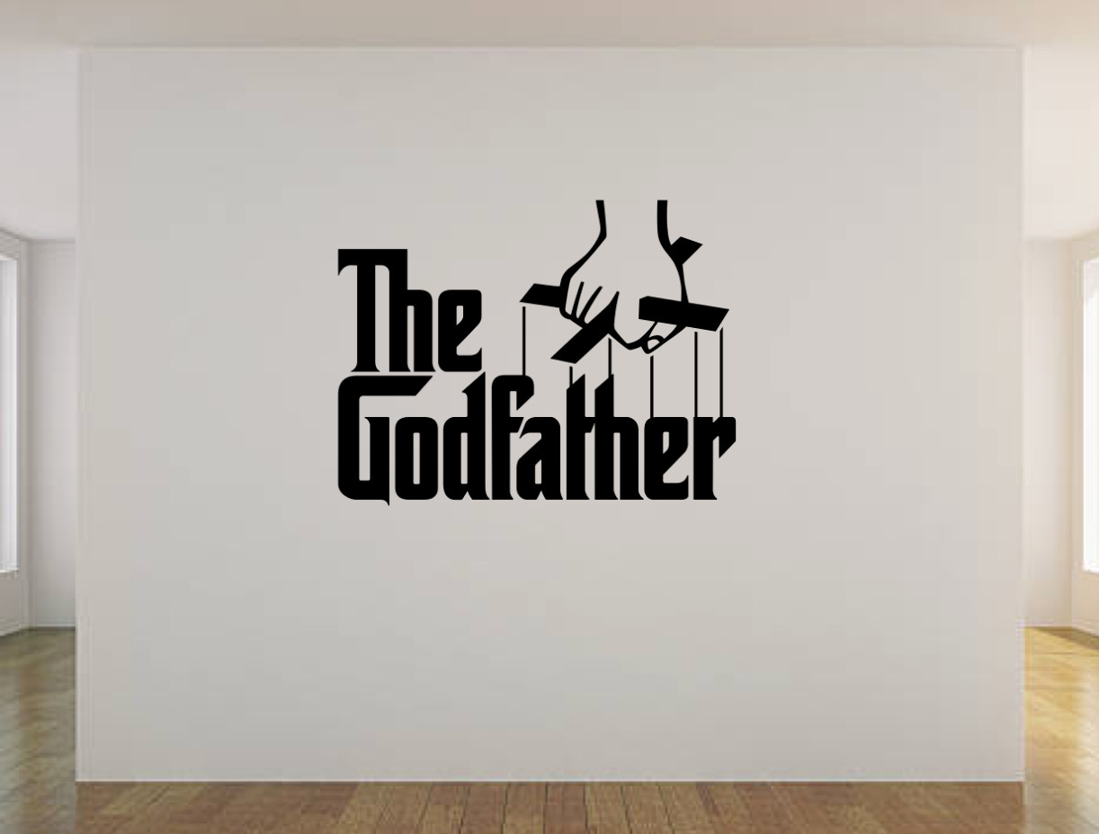 The Godfather Wall Art Vinyl Decal custom 28"x22" your choice of color removable