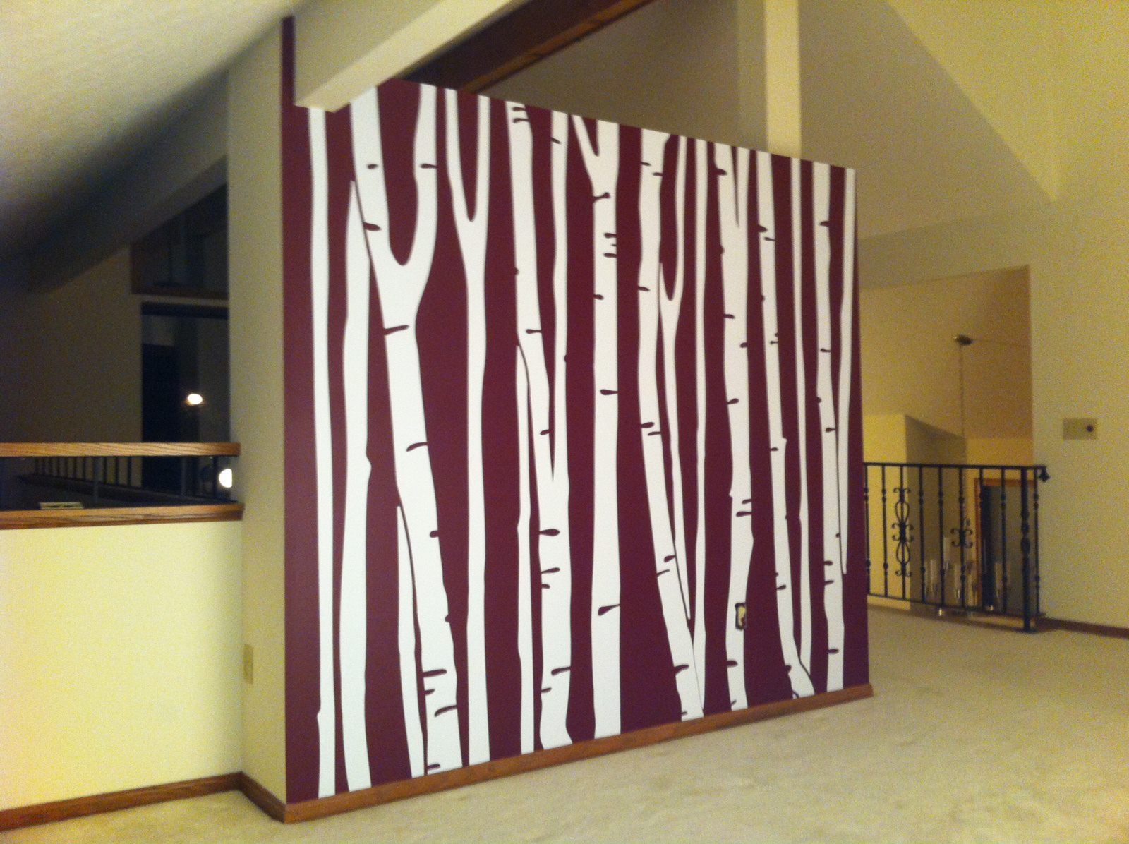 White Birch Tree Large Wall Decal Forest Vinyl Sticker Nursery Removable 9 trees