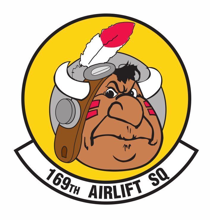 US Air Force 169th Airlift Squadron Sticker Decal M647