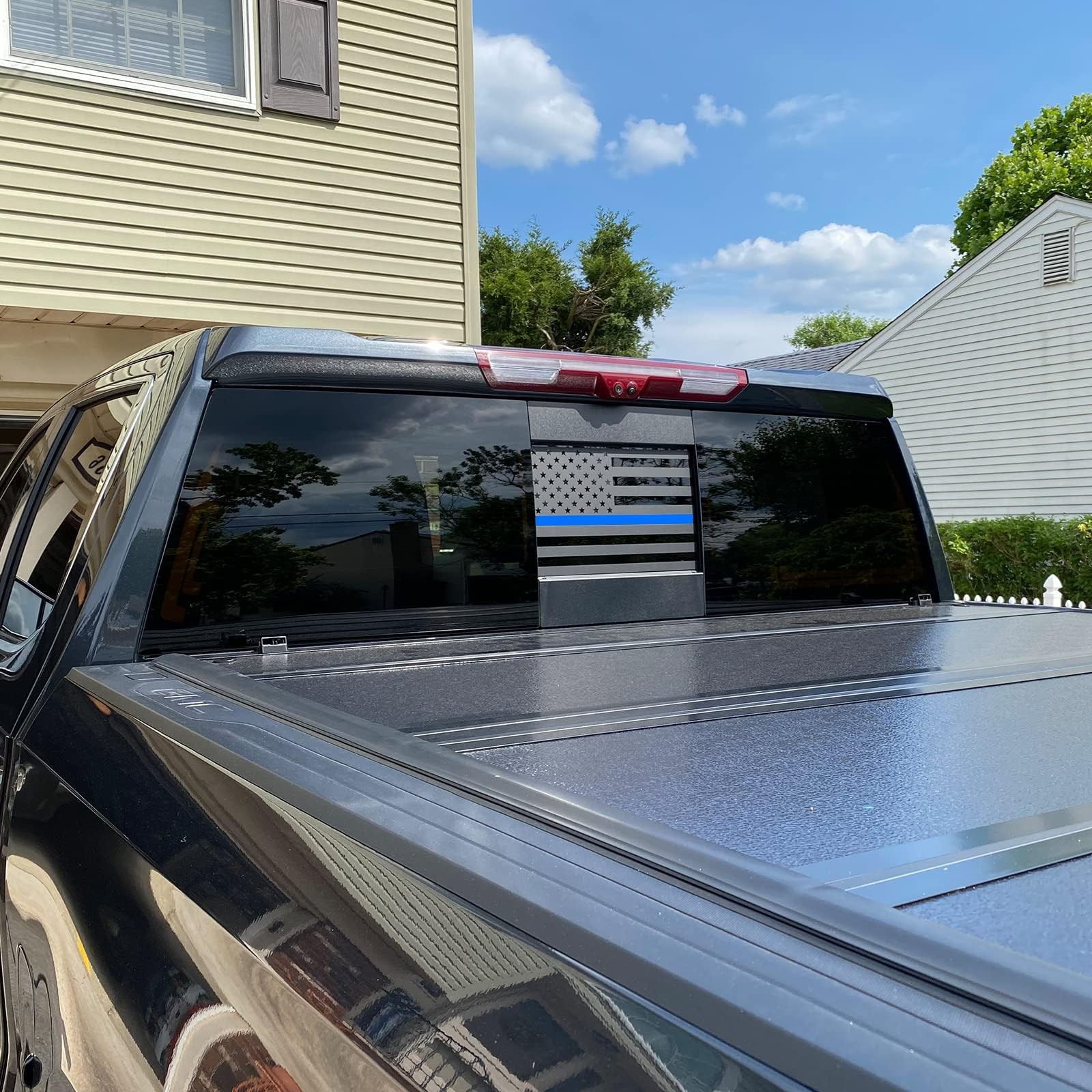 American Flag Decals for 20192025 Chevy Silverado GMC Sierra Rear Window