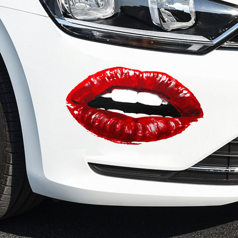 Lips Sticker Mouth Wall art Lips Fashion Decal for car Kiss
