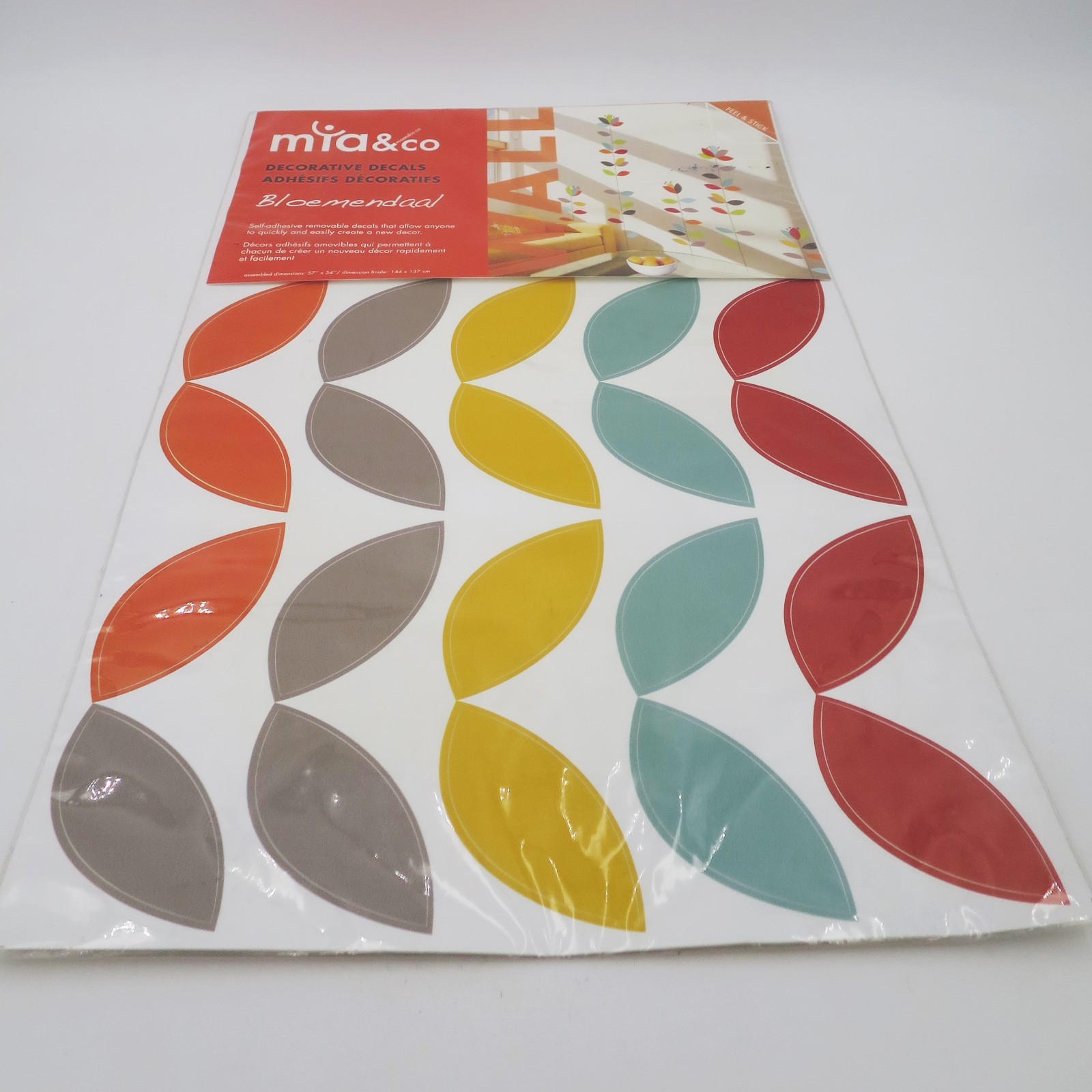 Mia & Co. Bloemendaal Modern Graphic Wall Decals NEW