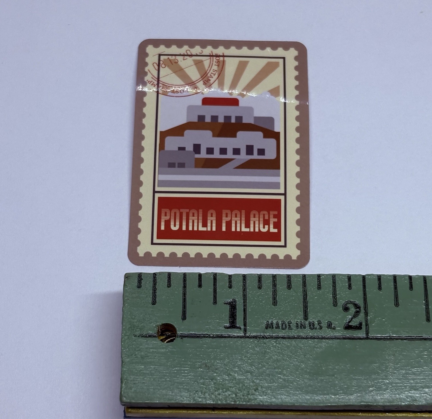 Potala Palace Postage Stamp Novelty Sticker Vinyl Decal Travel Cool Art Tc9