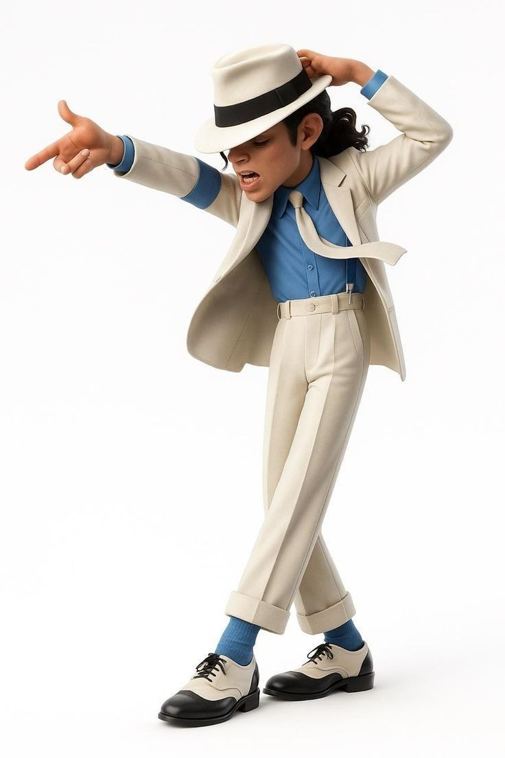 Cartoon Dancing Michael Jackson Sticker Laptop Wall Mirror Cup Tumblr Locker Bin