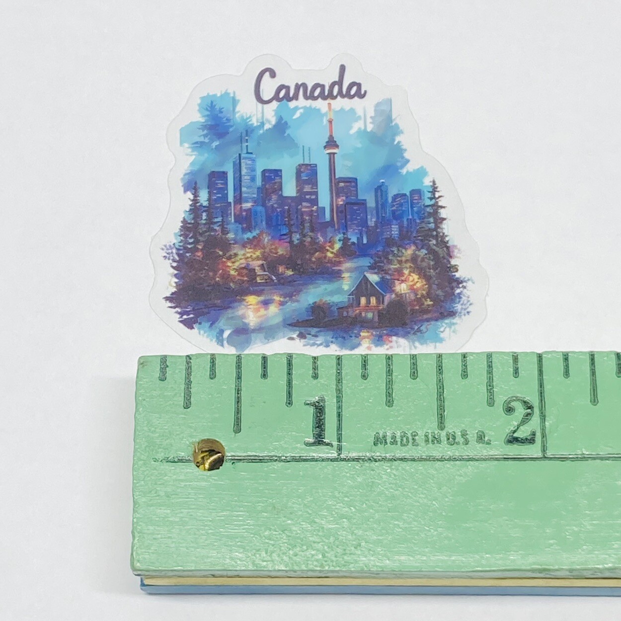Canada Skyline Transparent Sticker Travel City Art Decal Vinyl Souvenir Tc6