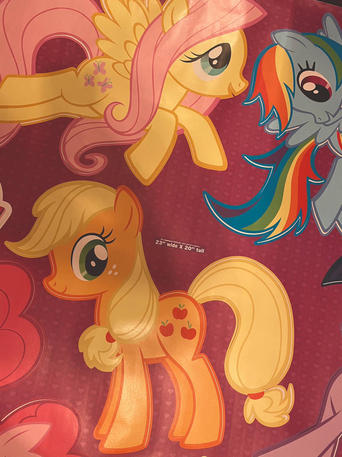 My Litte Pony Images Fathead! – Full Sheet of 10 Large Reuseable Stickers!