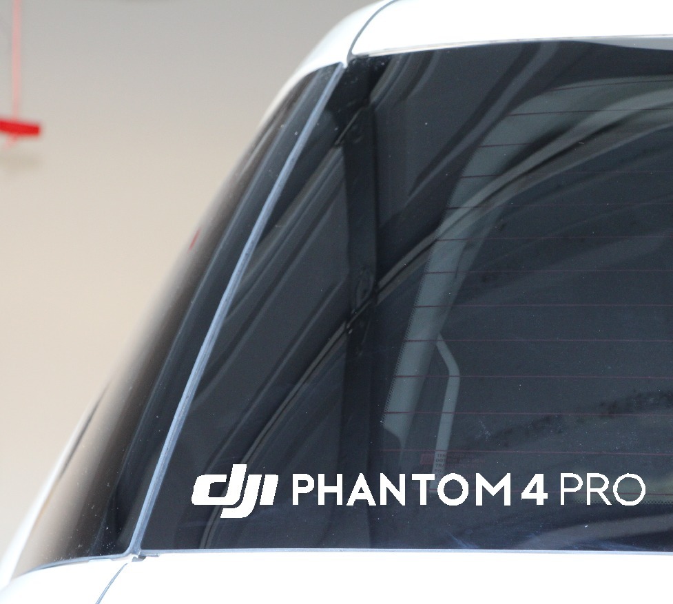 DJI PHANTOM 4 PRO Logo Decal Sticker Quadcopter Camera Drone