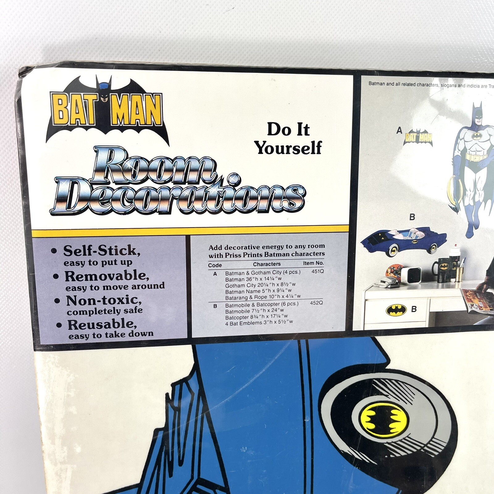 DC Batman Room Decorations Do it Yourself Priss Prints Batman & Gotham Vintage