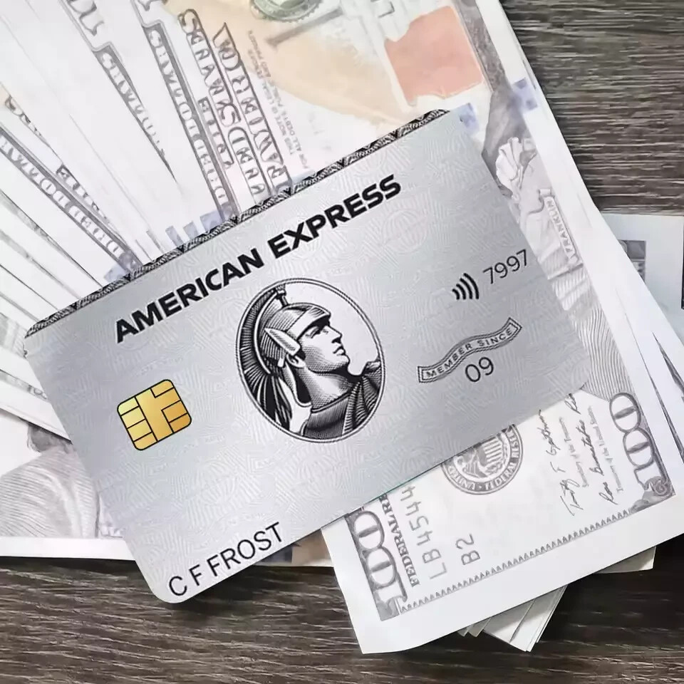 AE EXPRESS Credit Card Skin Decal Sticker 7-Pack Matte UV Vinyl AMEX