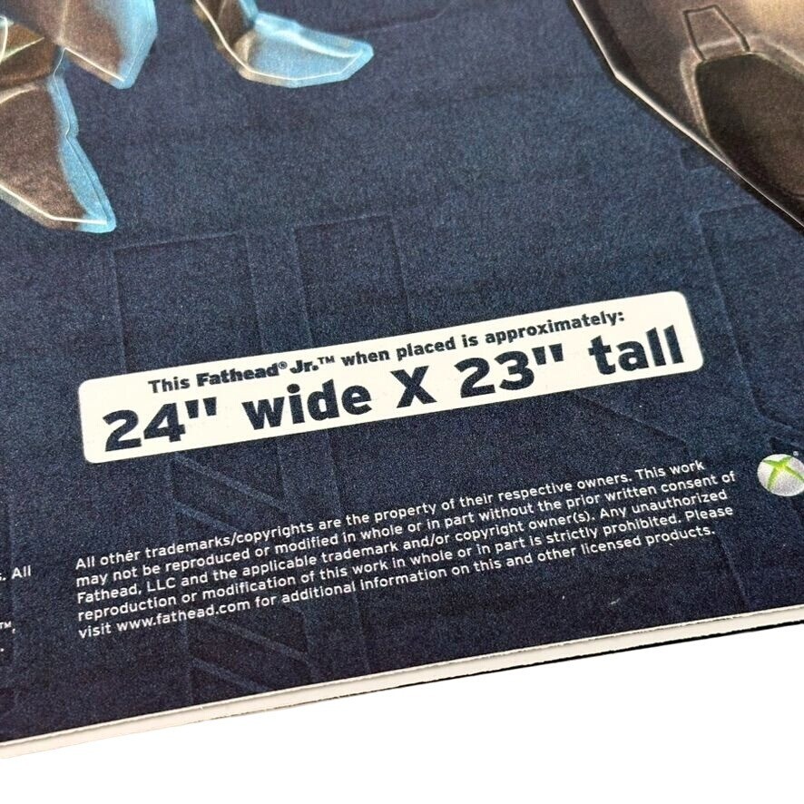 Halo 4 FATHEAD Jr Lot of 3 Vinyl Wall Graphic Decal Sticker Poster COMPLETE 2012