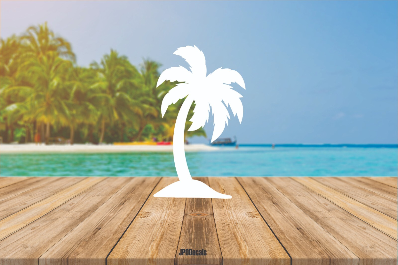 Vinyl Decal Palm Tree Style #2 Transfer Sticker Premium Quality Outdoor Vinyl