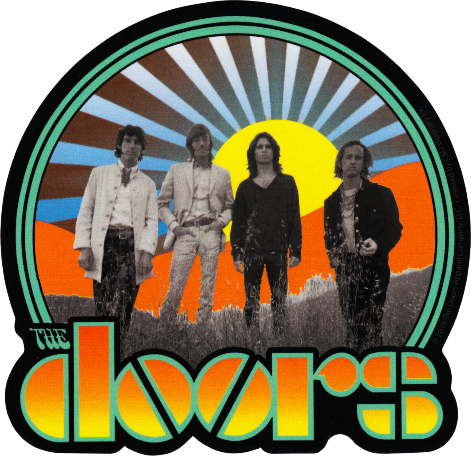 Sticker – The Doors Waiting for the Sun Rock Music 60s Band 4.5" Decal #5727