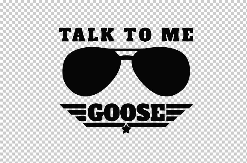 Talk To Me Goose Vinyl Decal Sticker -Multiple Colors & Sizes- FREE SHIPPING