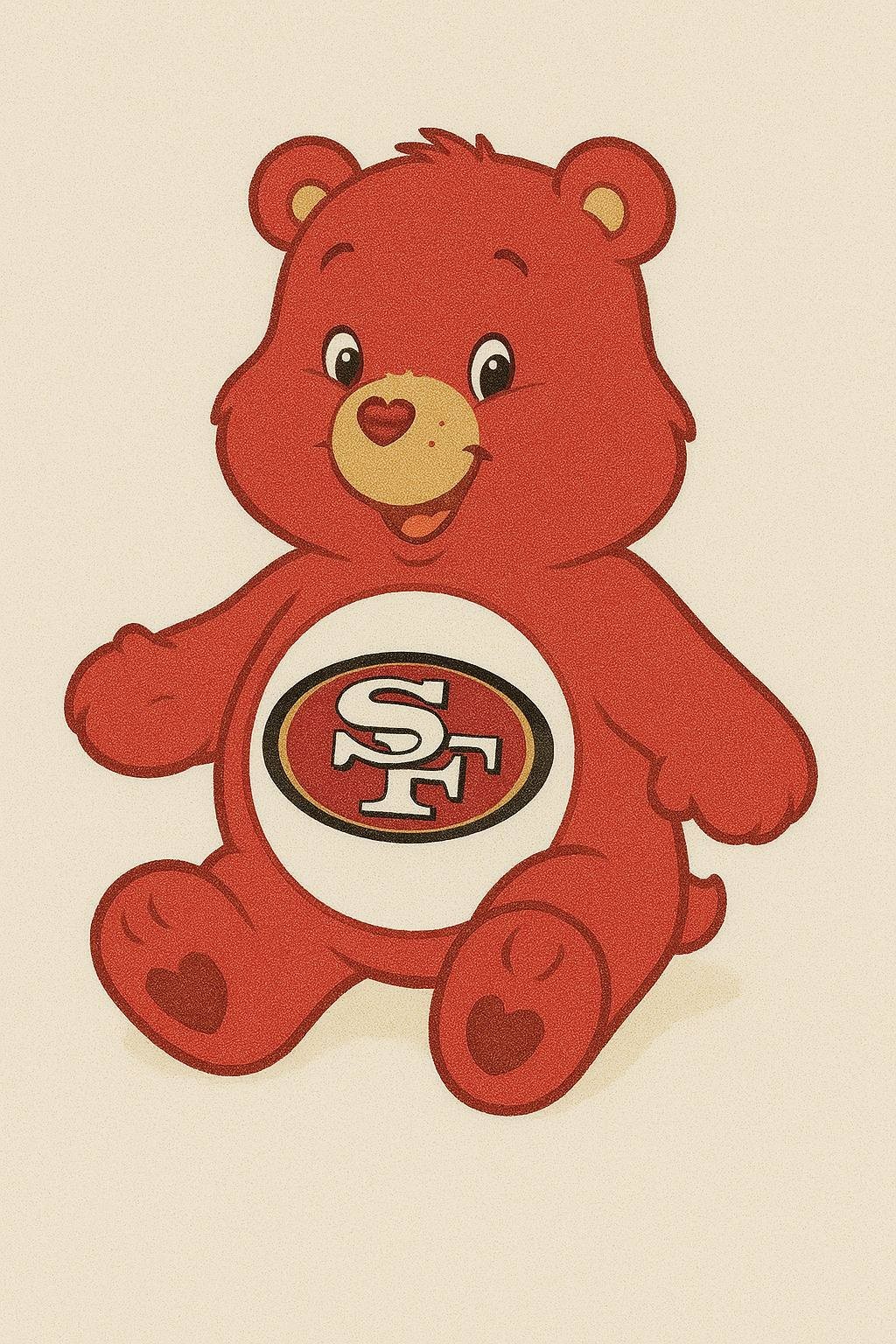 San Francisco Care Bear Sticker Decal Laptop Wall Mirror Cup Tumblr Locker Bin
