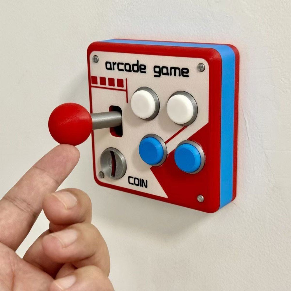 Retro Arcade Switch Panel, Arcade Light Switch Cover, Vintage Game Room Wall US