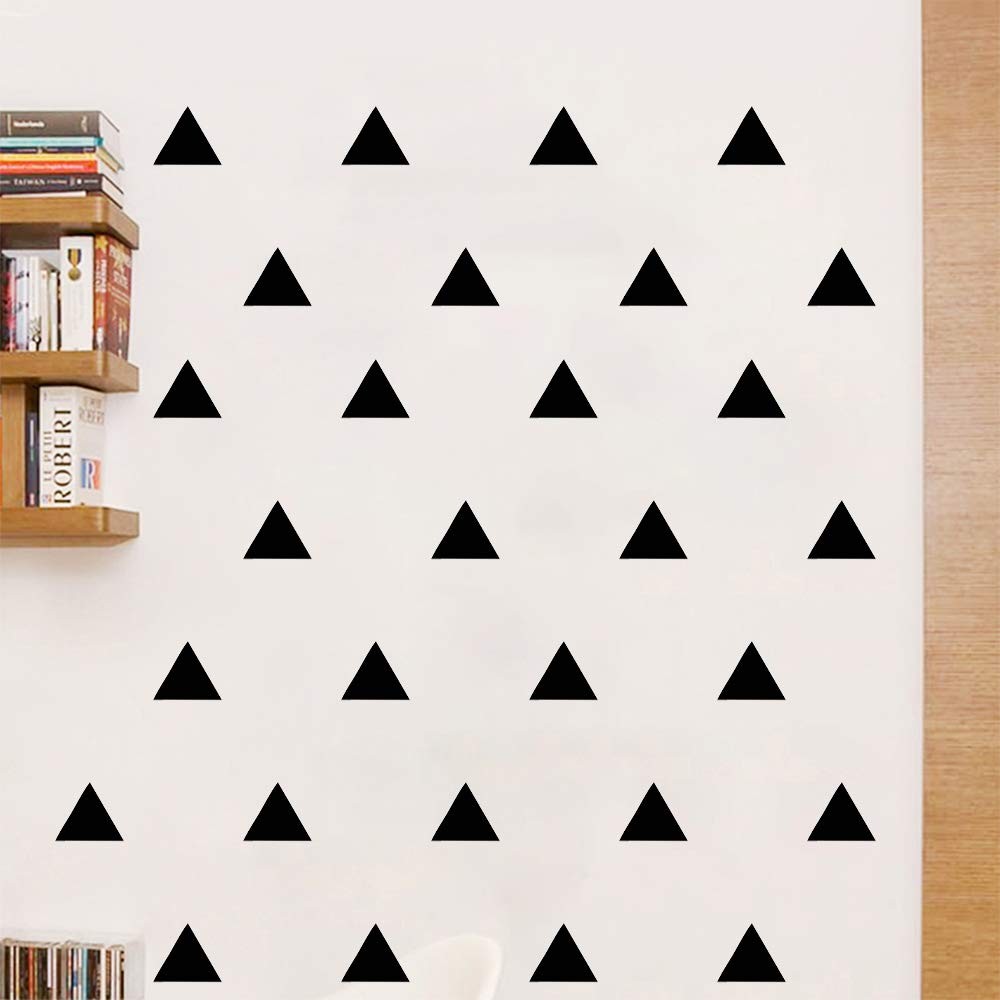 245 Triangle Shape Wall Decal Vinyl Stickers, Removable Lovely Triangle Pictu…