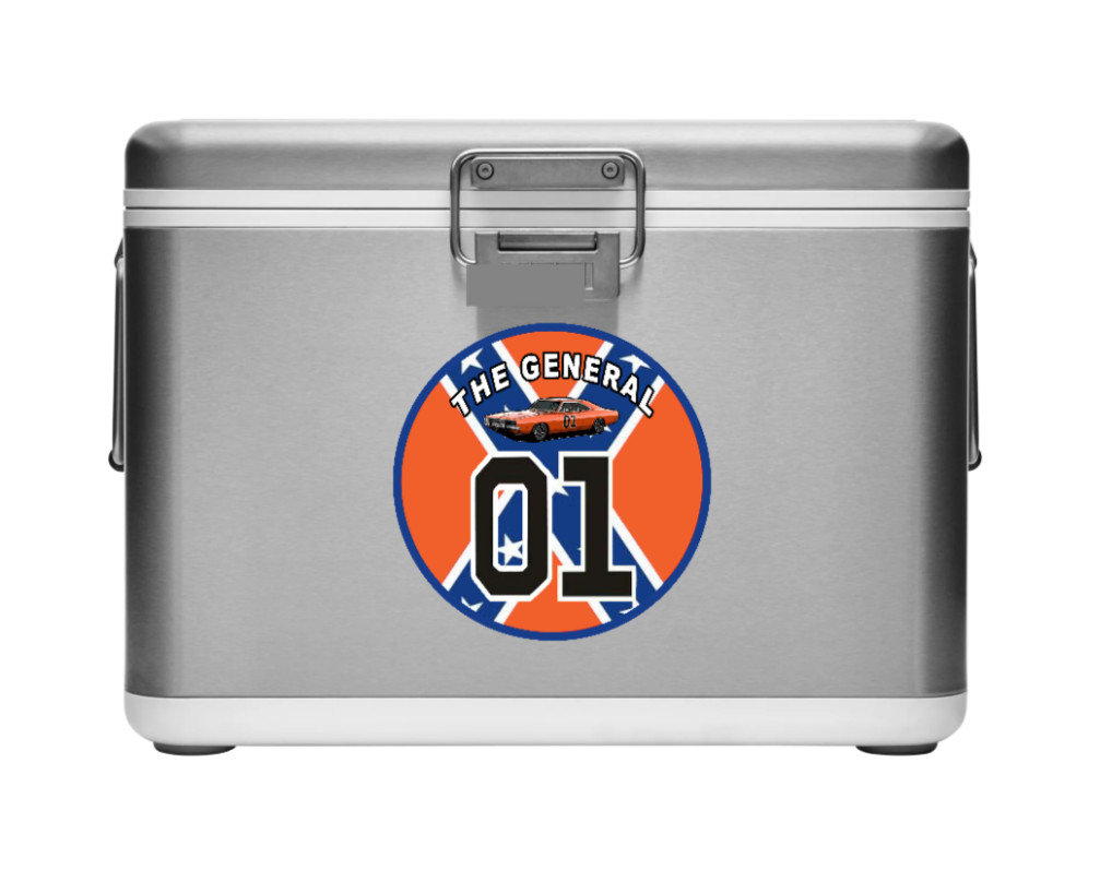 Dukes of Hazzard's "The General" – 4" Handmade Vinyl Decal Truck Cooler Decor 26