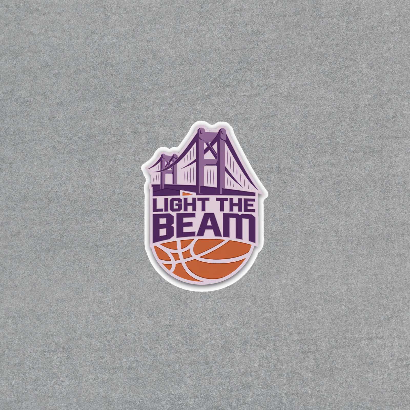 Light The Beam Sacramento Basketball Sticker – Celebrate Team Success #4741