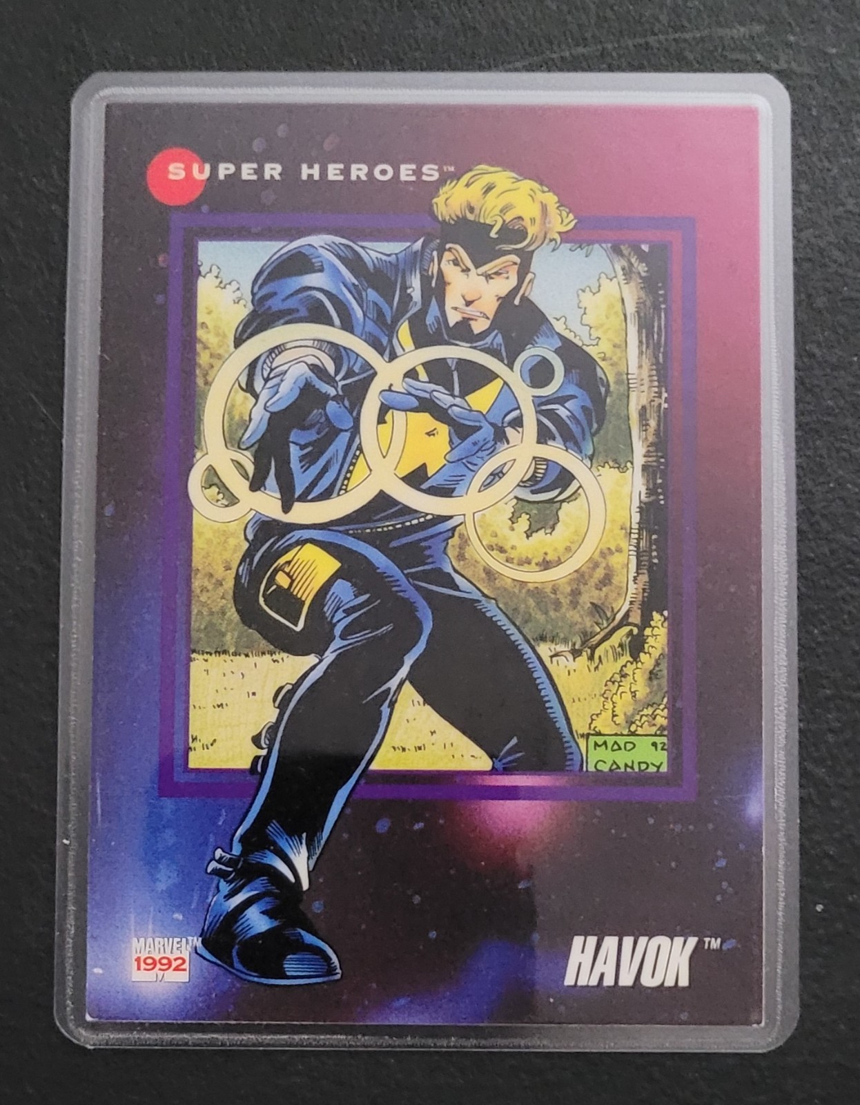 1990's Impel Marvel Universe Super Heroes Fridge/Locker/Cabinet Laminated Magnet