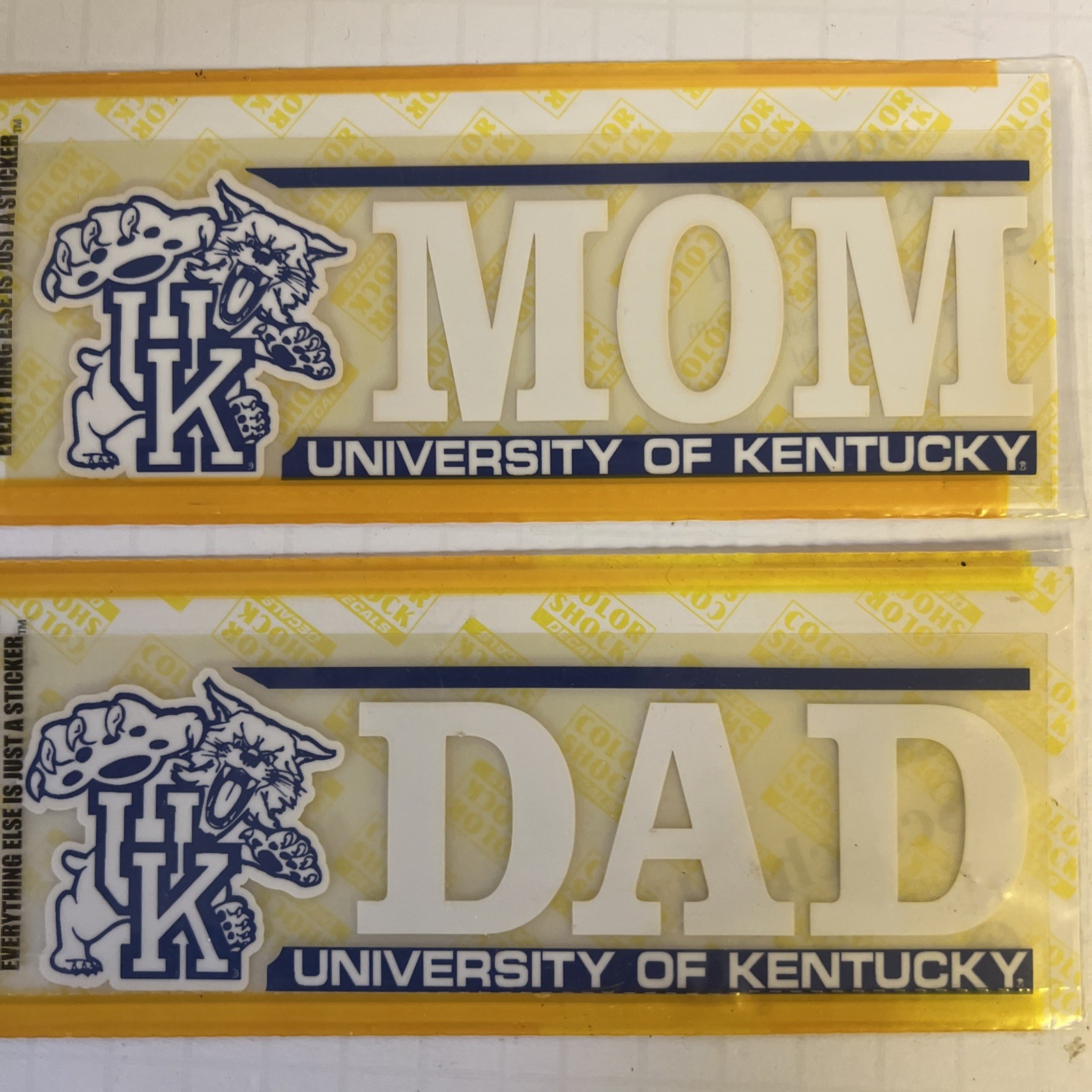 NEW The University of Kentucky Mom Dad Color Shock Decal