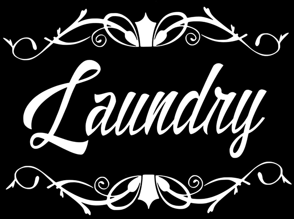 Laundry Room Door / Wall Art Decal Sticker Sign