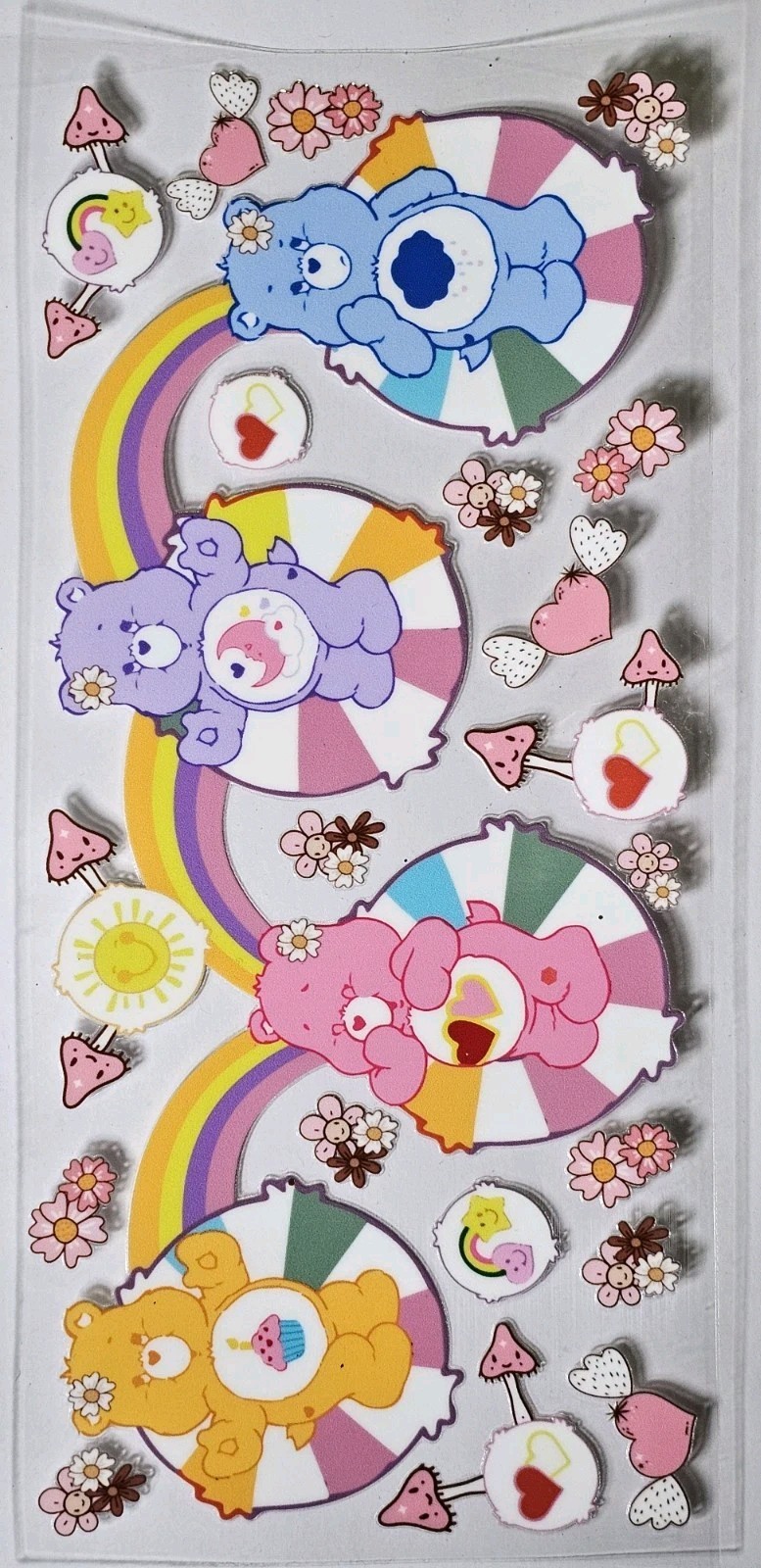 Care Bears UV DTF Transfer Sticker Wrap Tumbler UVDTF BUY 10+ GET COMBINED SHIP
