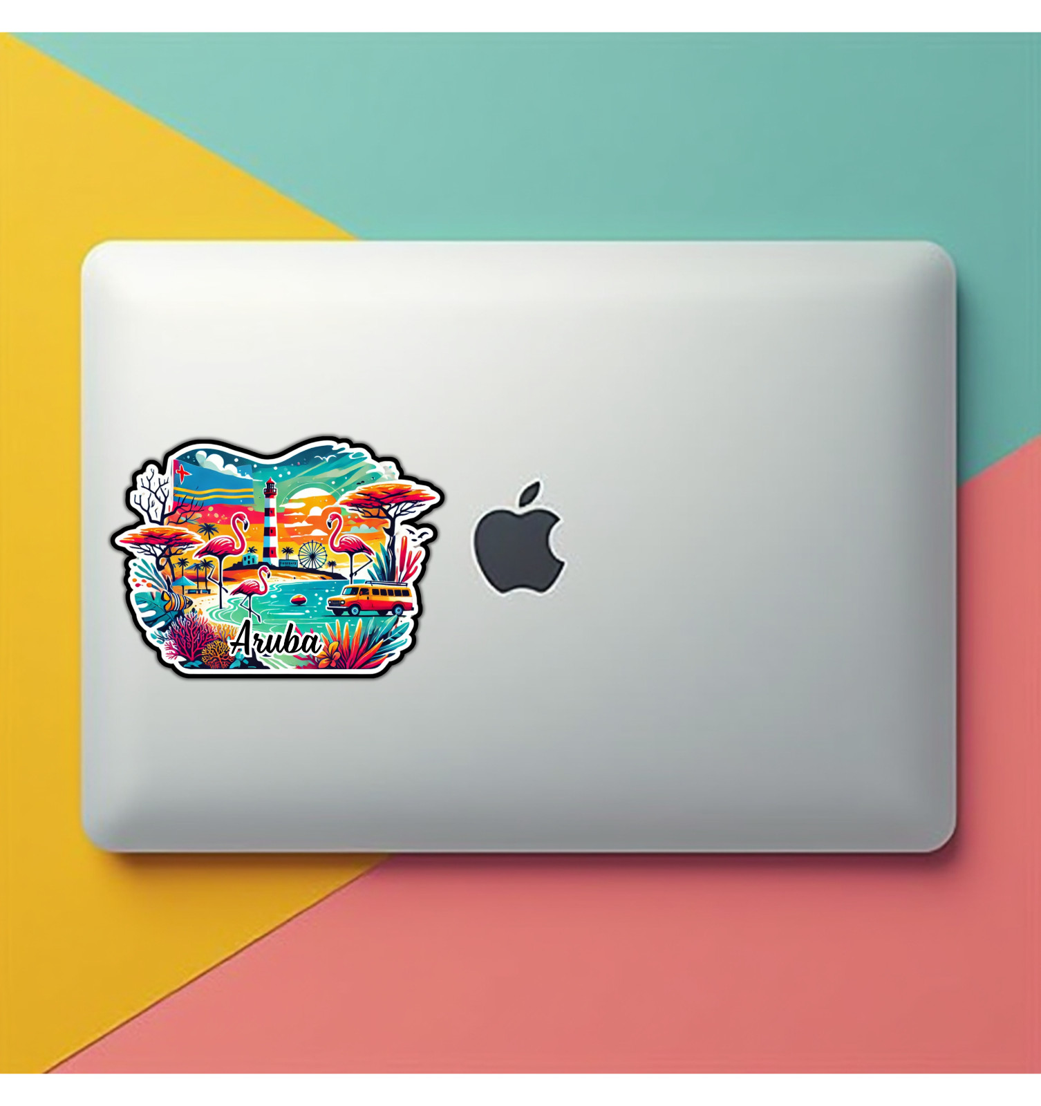 Aruba Fridge Magnet or Laptop Sticker