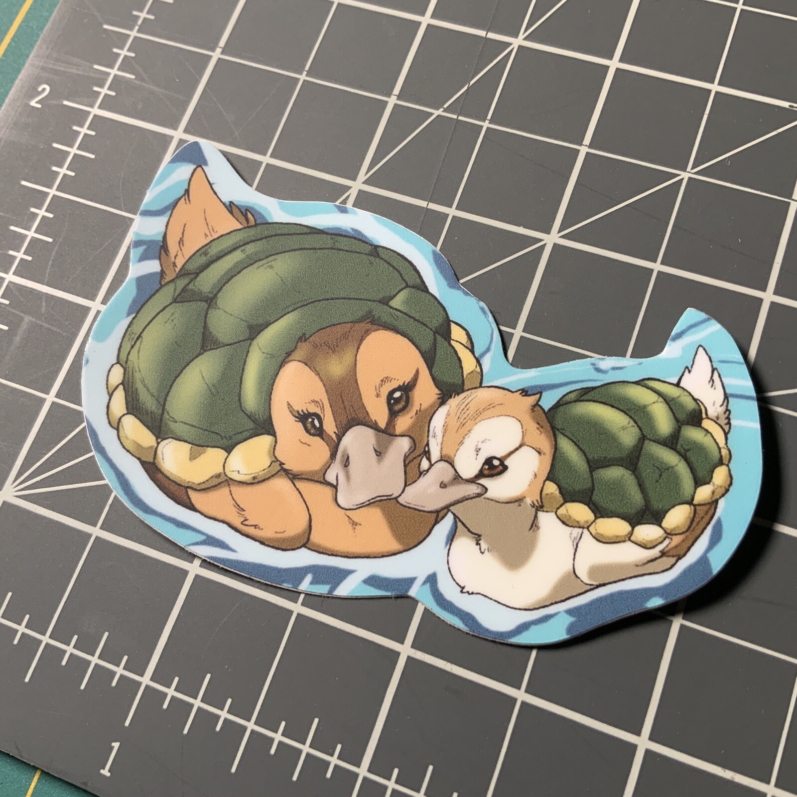 Turtle Ducks Vinyl Sticker 3” Avatar Last Airbender Zuko Korra Aang Manga Anime