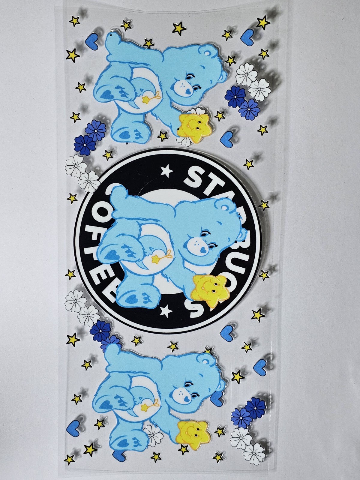 Care Bears UV DTF Transfer Sticker Wrap Tumbler UVDTF BUY 10+ GET COMBINED SHIP