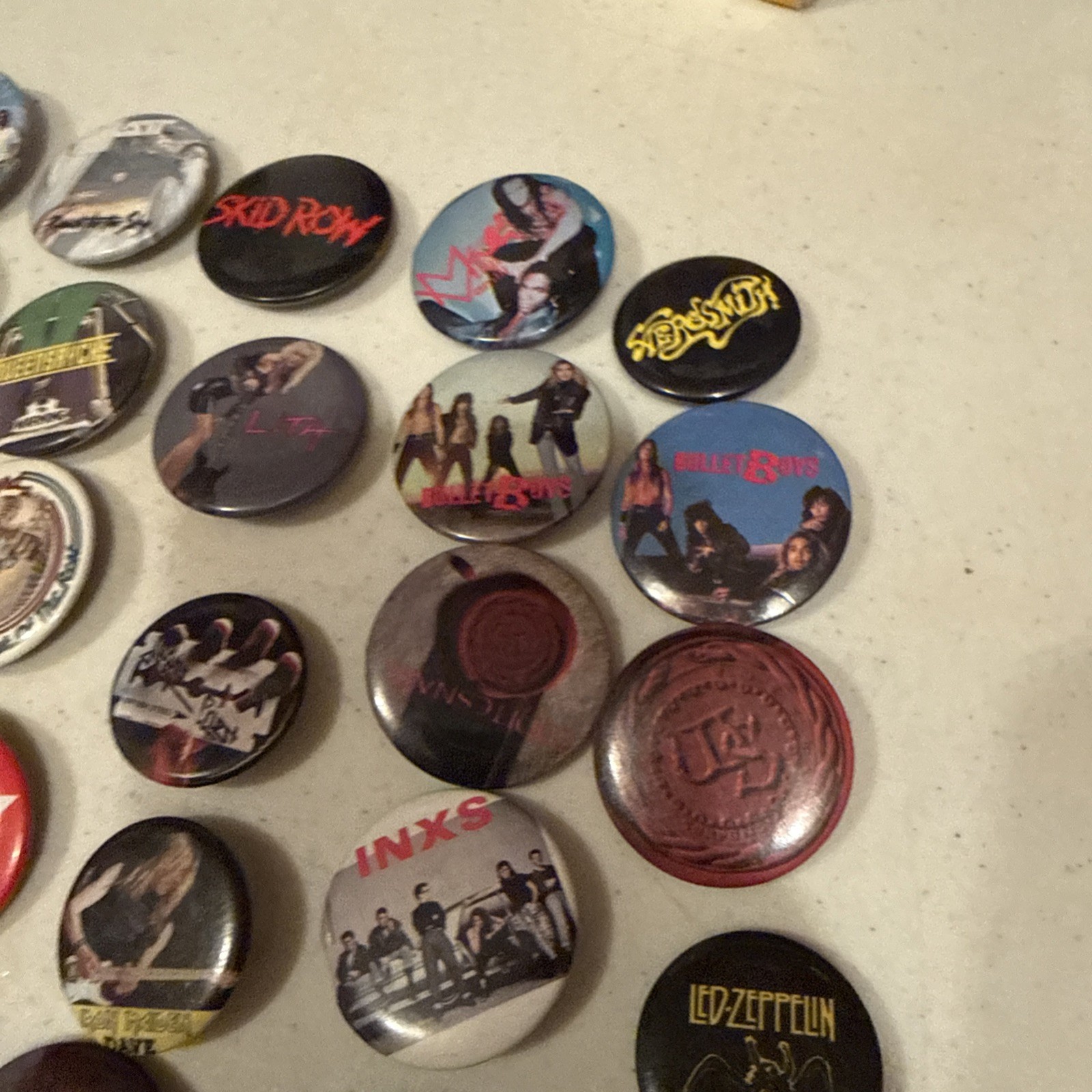 Metallica Ac/ Dc Def Leaped. Rock And Roll 1.5 Pins Choice
