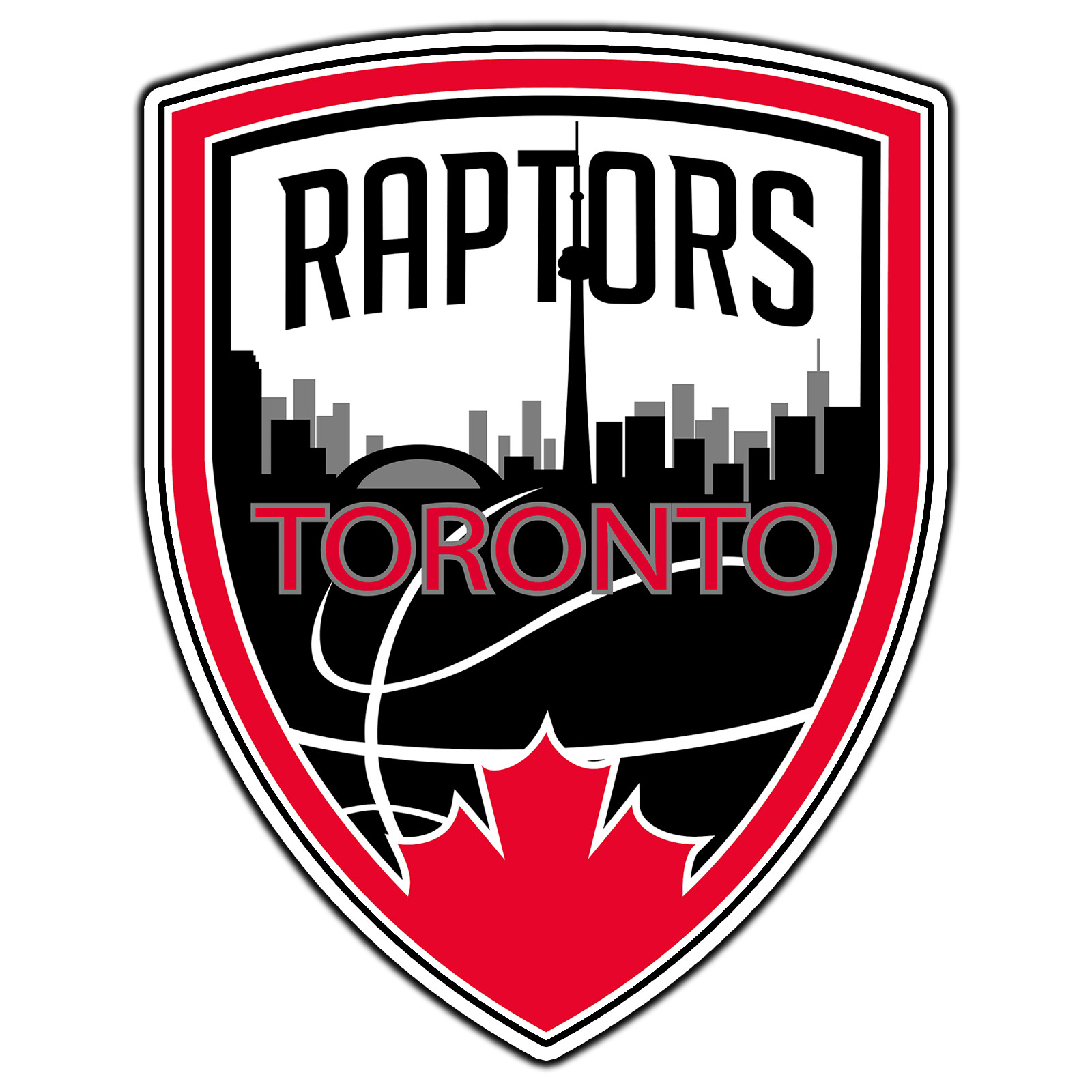 Toronto Raptors Logo #6 Basketball Fan Sticker Waterproof Vinyl Decal Die-Cut