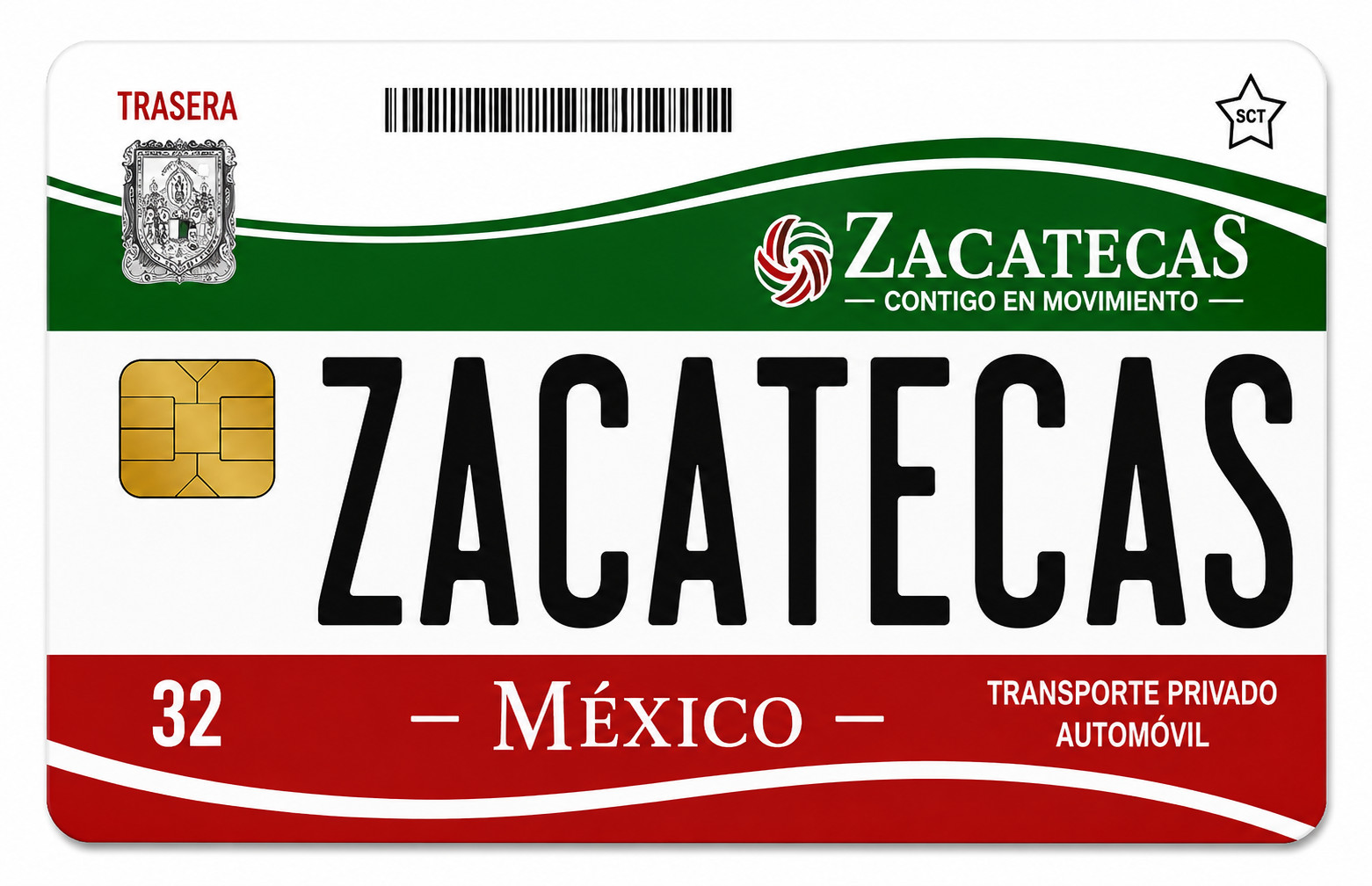 Patriotic Zacatecas Mexico License Pla Debit Card Credit Card Skin Vinyl Sticker