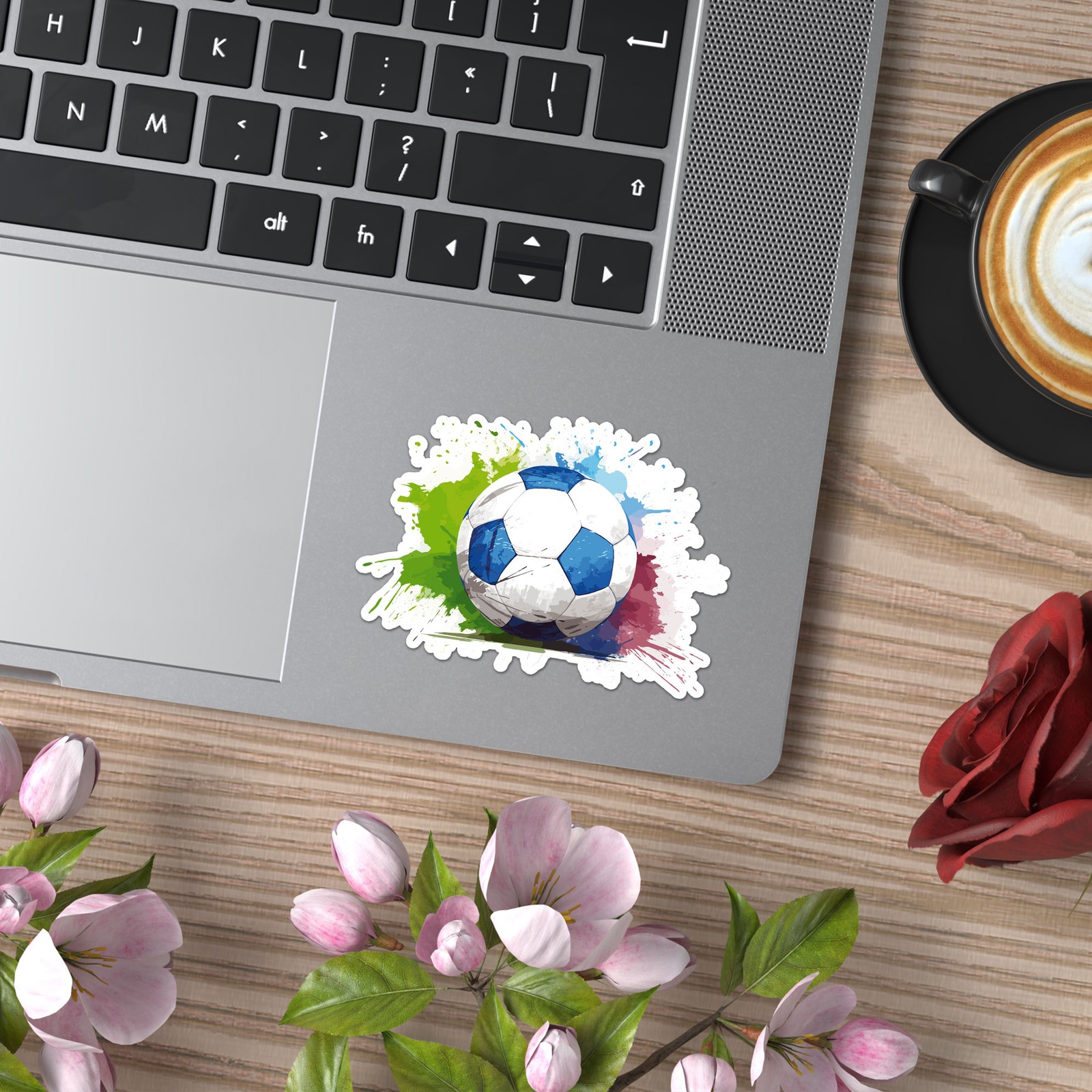 Soccer Ball Football – Vinyl Decal Sticker – Car Window Laptop – ebn9907