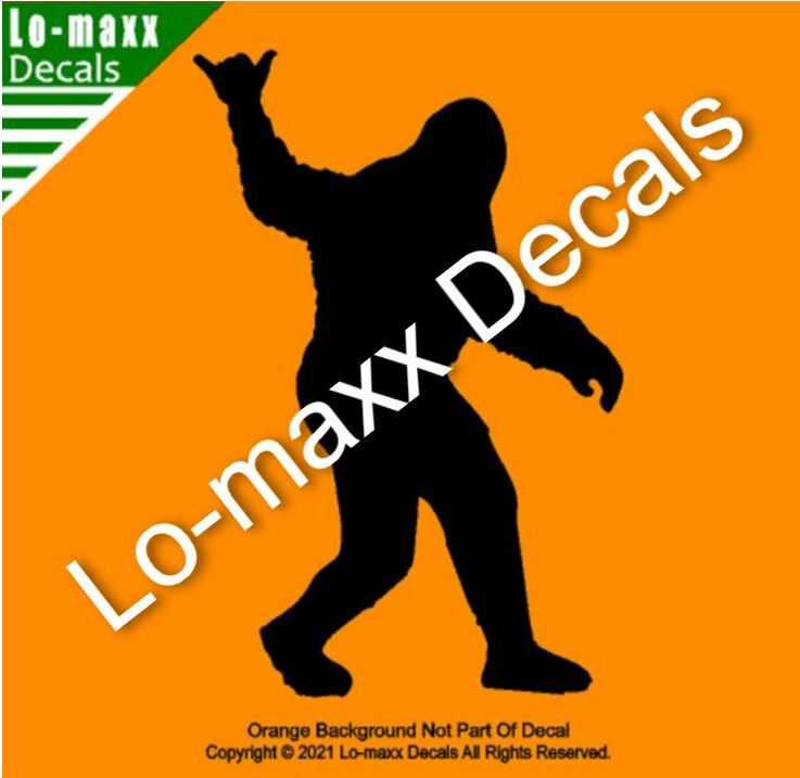 Bigfoot Hang Loose Shaka Original Art Superior Quality Die Cut Vinyl Decal