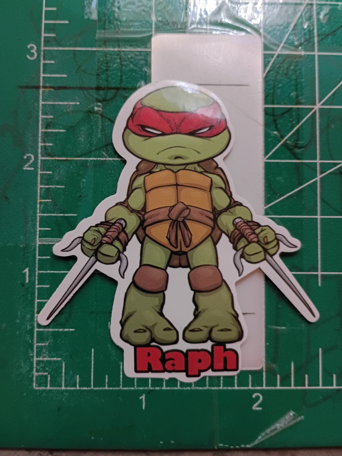 TMNT STICKER X VYNIL HIGH GLOSS DIECUT STICKER X 3X2 INCHES STICKER X TMNT STICK