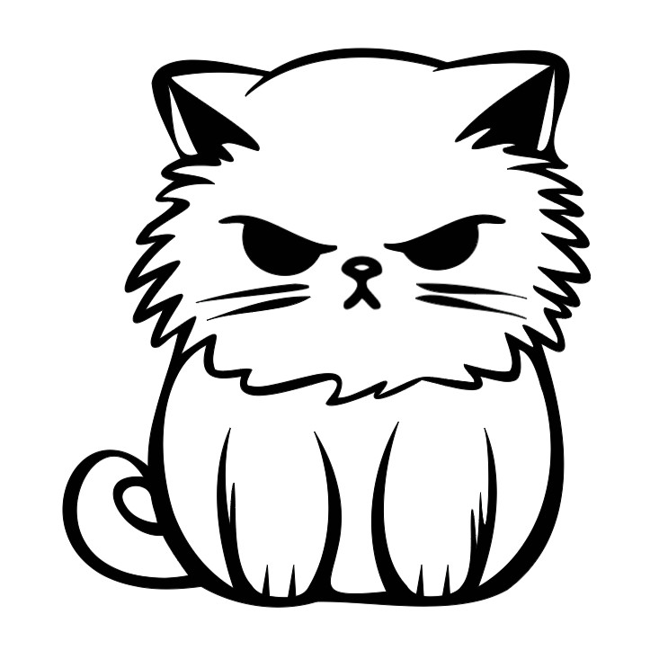 Sour Puss Grumpy Cat Kitten Kitty Vinyl Decal Sticker Car Truck Window Laptop