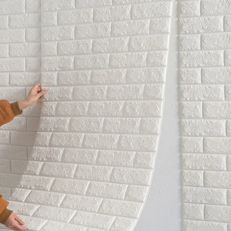 3D Brick Wallpaper Self Adhesive Foam Wall Stickers – 70cm x 1m
